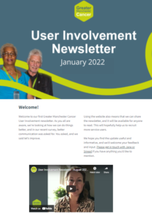 image of the user involvement newsletter from january 2022