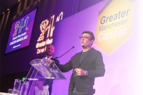 Greater Manchester Mayor Andy Burnham at The GM Cancer Awards