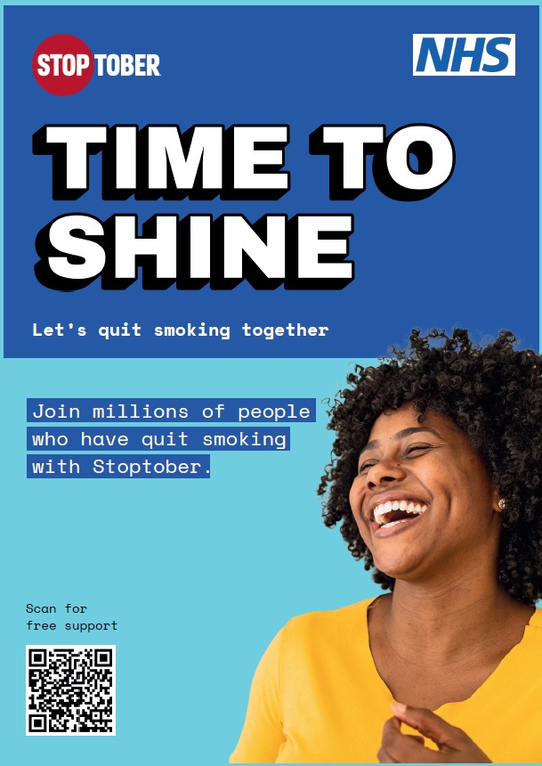 A poster promoting Stoptober.