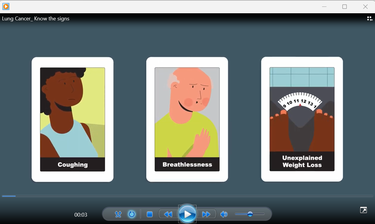 Light Cancer Background Lung cancer - signs and symptoms animation - Greater Manchester Cancer ...