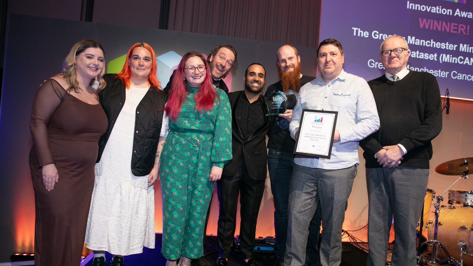Greater Manchester team celebrate winning a
